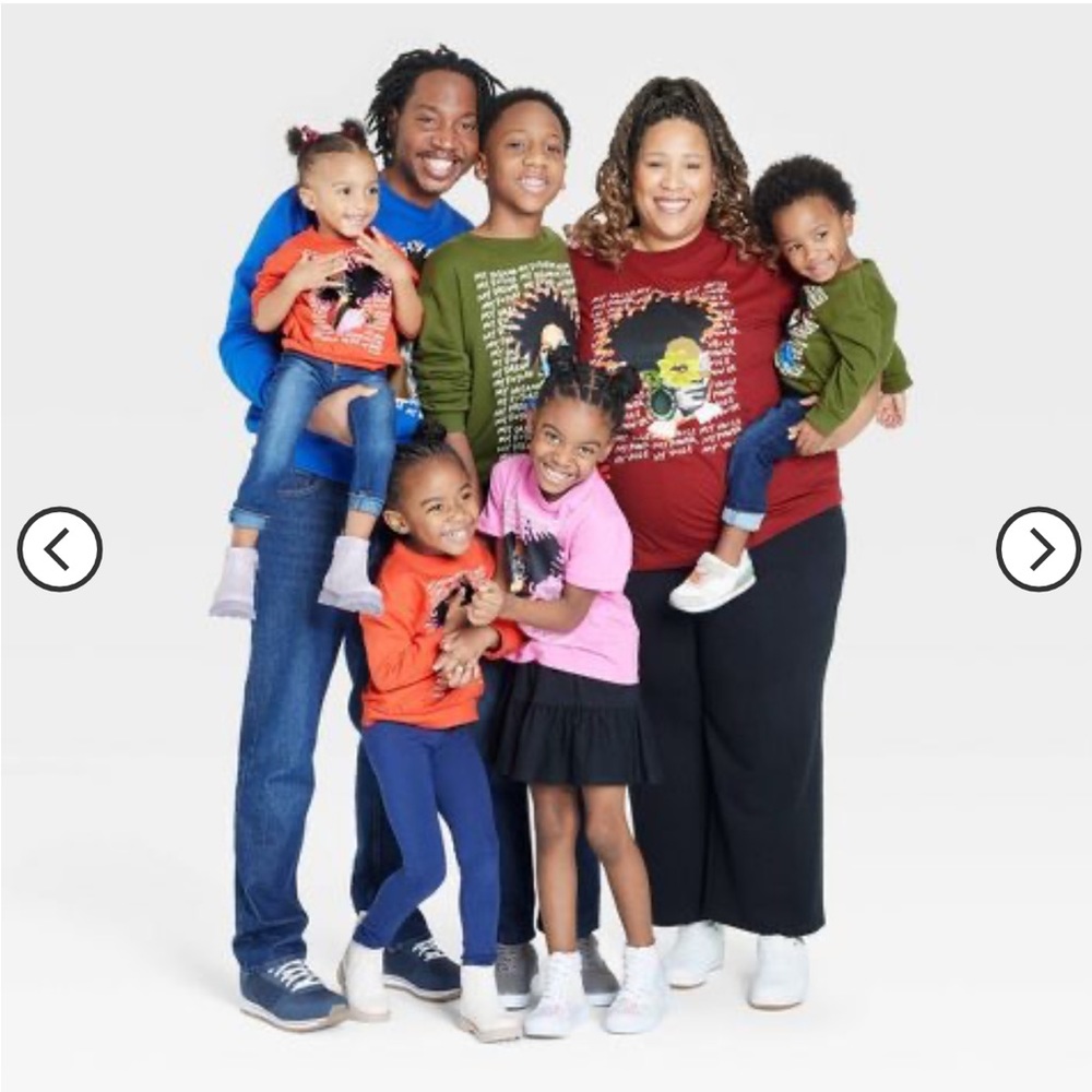 - New Black history month Target M kids green sweater